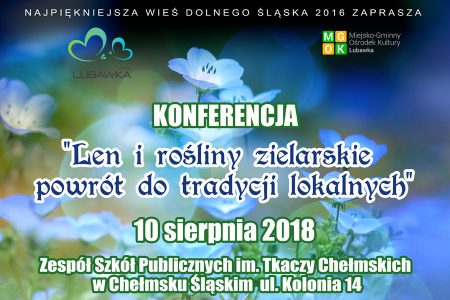 Konferencja w Chełmsku Śląskim “Len i rośliny zielarskie…”