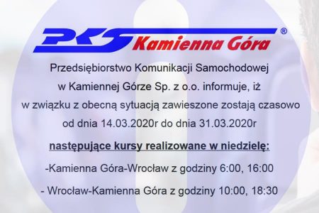 PKS Kamienna Góra zawiesza połączenia do Wrocławia