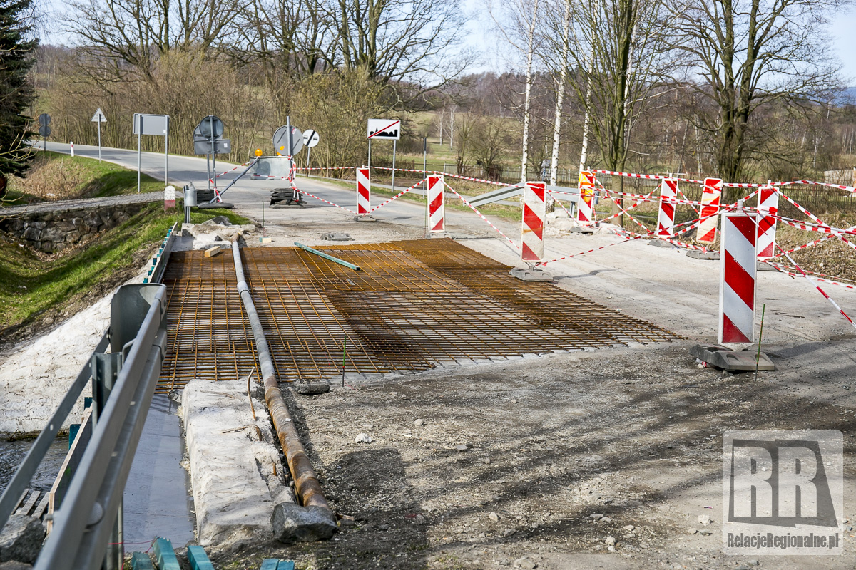 Trwa remont mostu w Bukówce