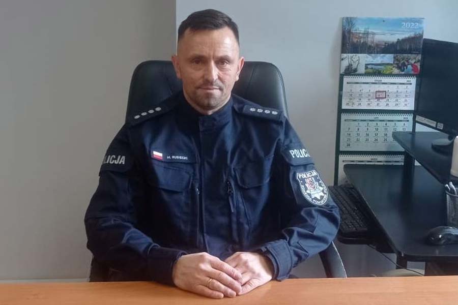 Nadkomisarz Mariusz Rusiecki nowym zastępcą Komendanta Powiatowego Policji